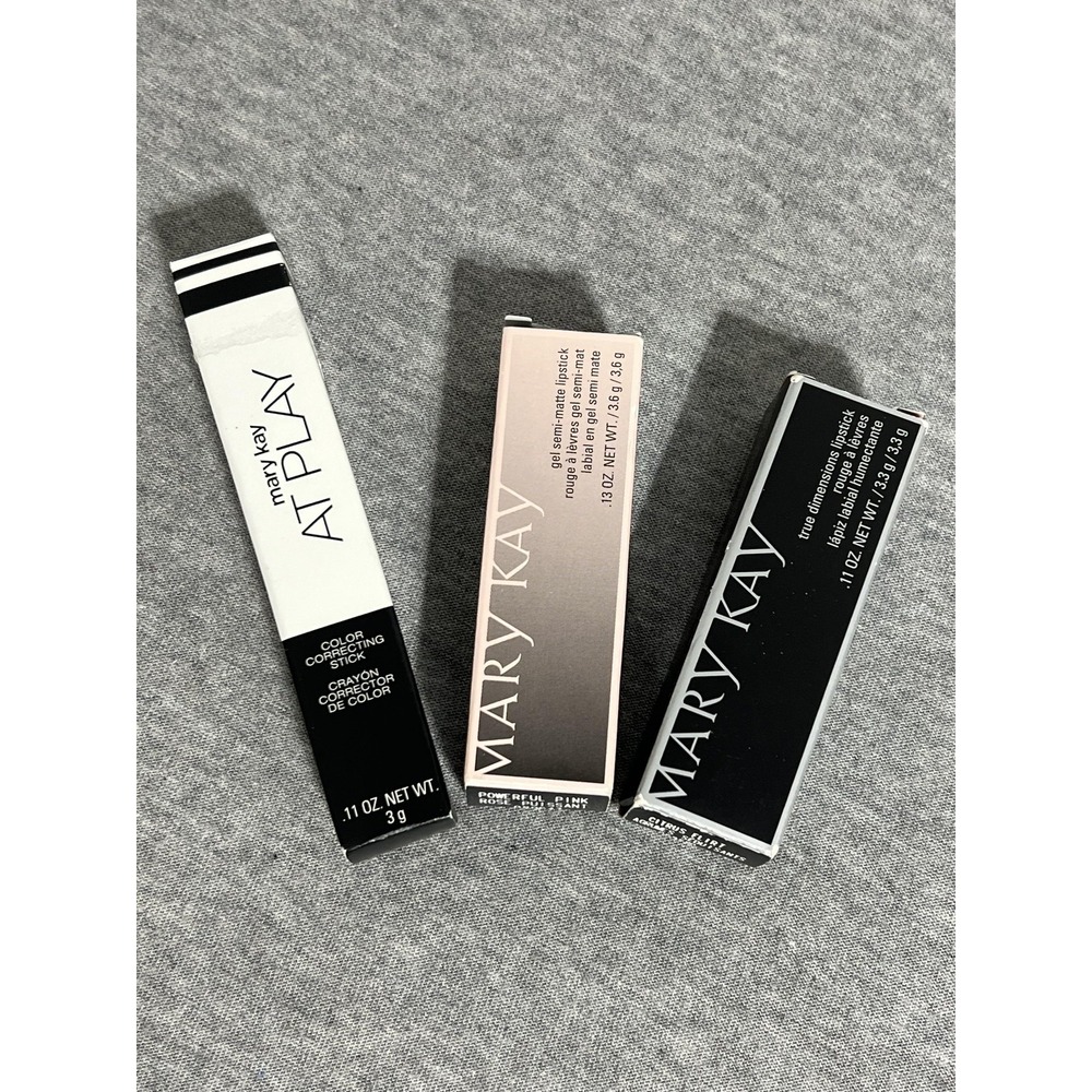 Mary Kay‎ At Play Color Correcting Stick, Powerful Pink &Citrus Flirt Lipstick